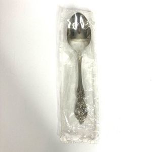 Oneida SSS RENOIR PEMBROOKE Stainless Solid Serving Spoon Silverware Floral NEW